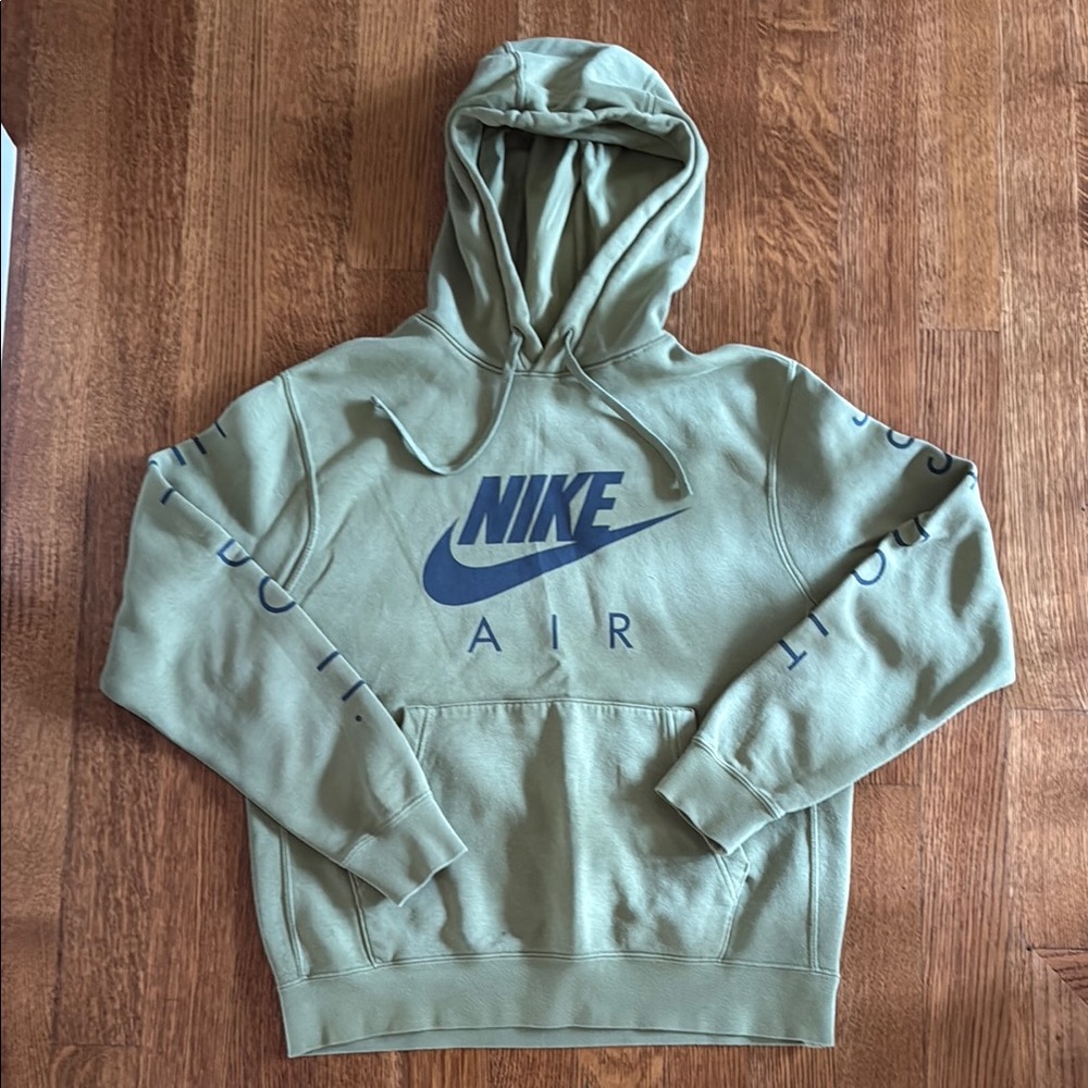 Nike Men's Olive Green Hoodie